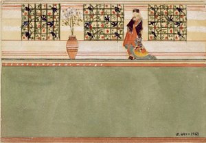 Anglo-Japanese Wall Design by Edward William Godwin